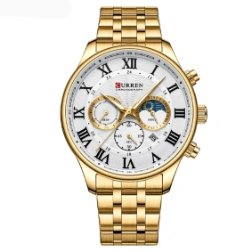  Curren 8427 Gold-White