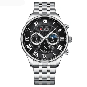  Curren 8427 Silver-Black