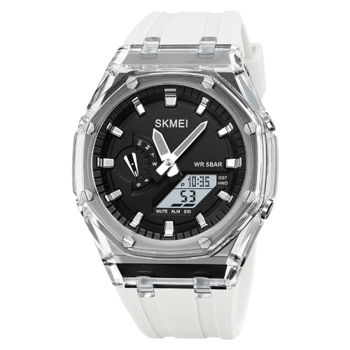 Часы мужские Skmei 2100WTBK White-Black