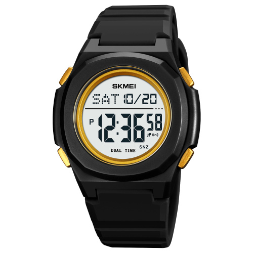 Часы мужские Skmei 2023BKGD-WT Black-Gold White