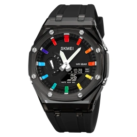  Skmei 2100 Black-Black