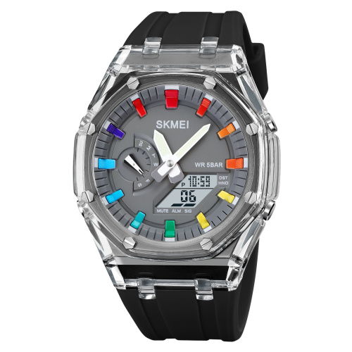 Годинник чоловічий Skmei 2100BKGY Black-Grey