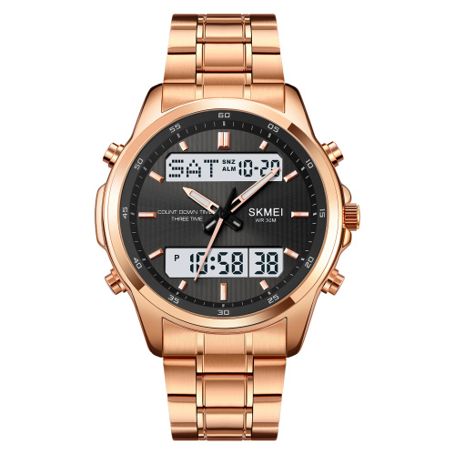Часы мужские Skmei 2049RGWT Rose Gold-White