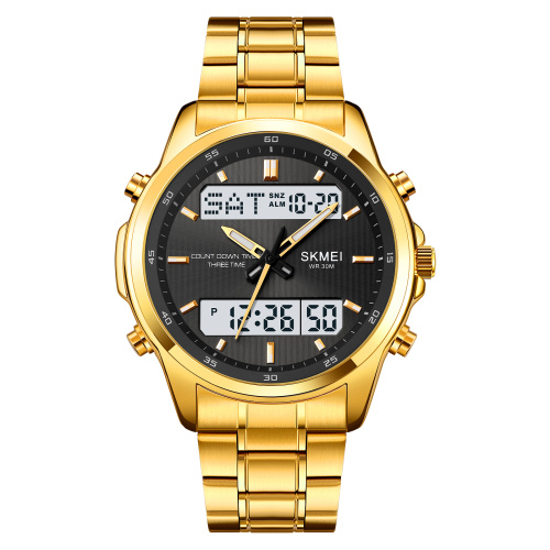Часы мужские Skmei 2049GDWT Gold-White