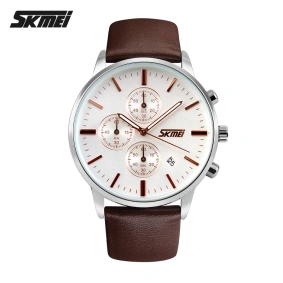  Skmei 9103 White-Brown