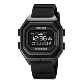  Skmei 1875 All Black Silicone