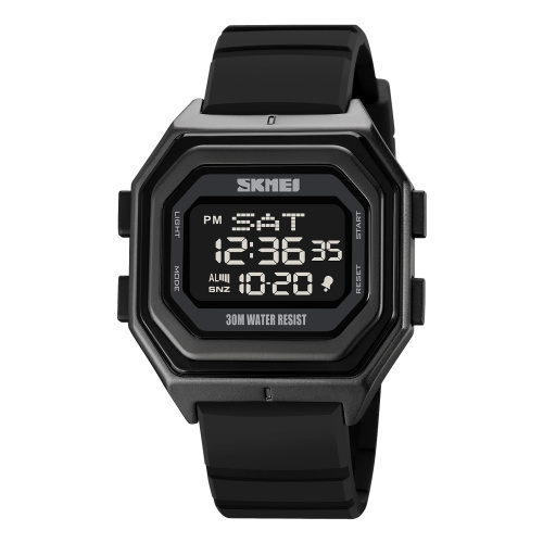 Часы мужские Skmei 1875PBK All Black Silicone