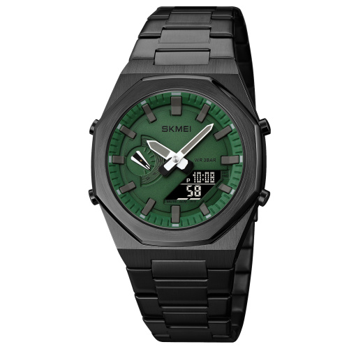 Часы мужские Skmei 1816 Black Green-Black