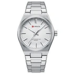  Curren 8439 Silver-White