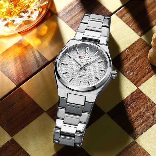Часы мужские Curren 8439 Silver-White-0