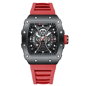  Curren 8438 Black-Red