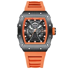  Curren 8438 Black-Orange