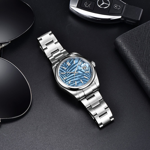 Часы мужские Pagani Design PD-1715 Silver-Blue-0