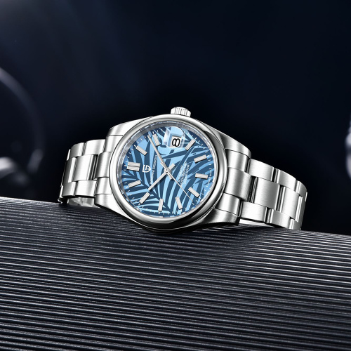 Часы мужские Pagani Design PD-1715 Silver-Blue-2