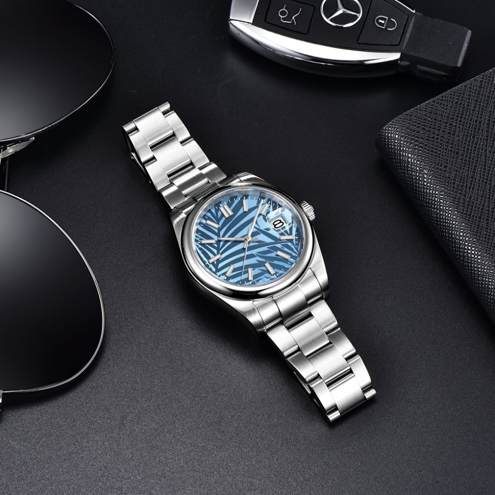 large Часы мужские Pagani Design PD-1715 Silver-Blue 0