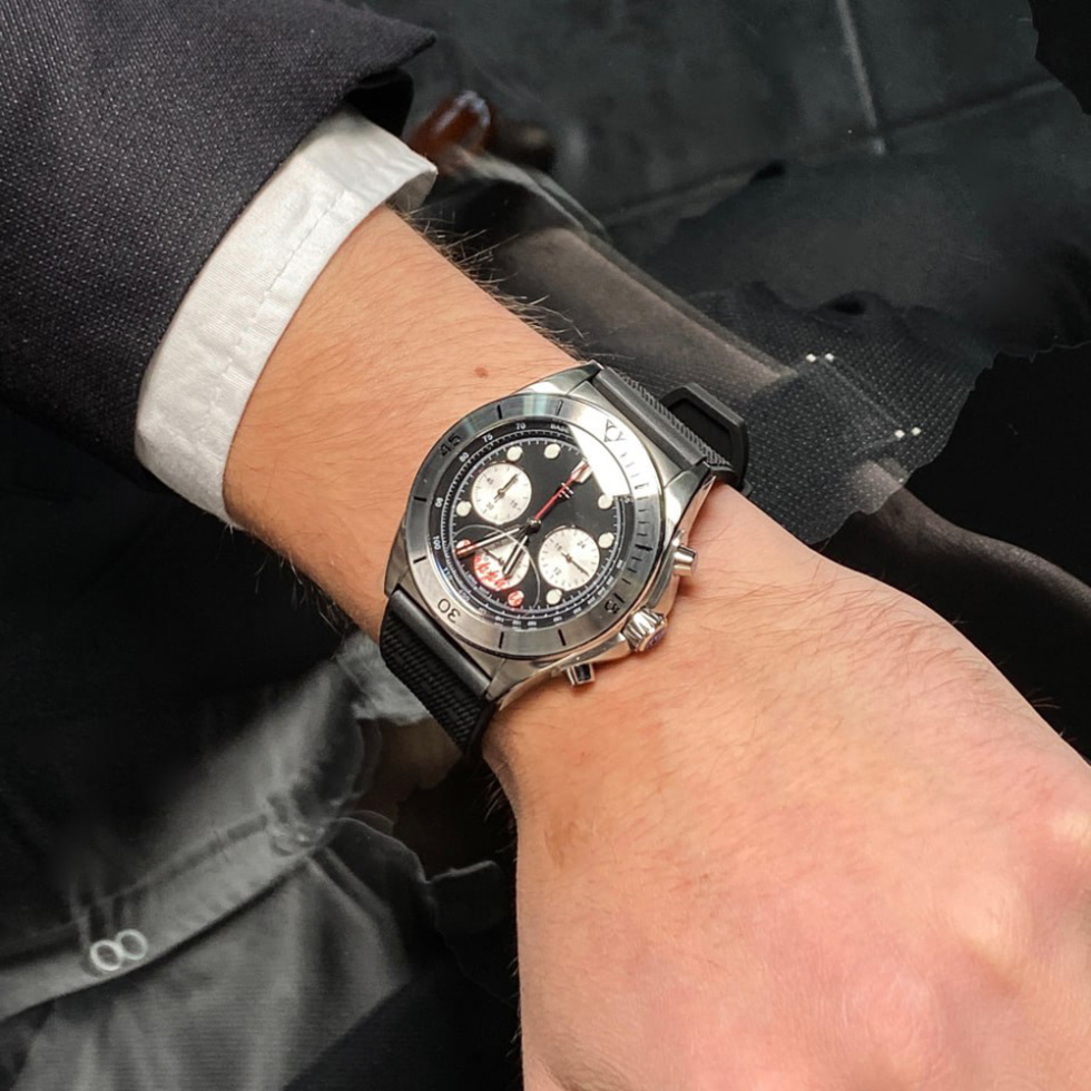 large Часы мужские Pagani Design PD-1705-1 Silver-Black 2