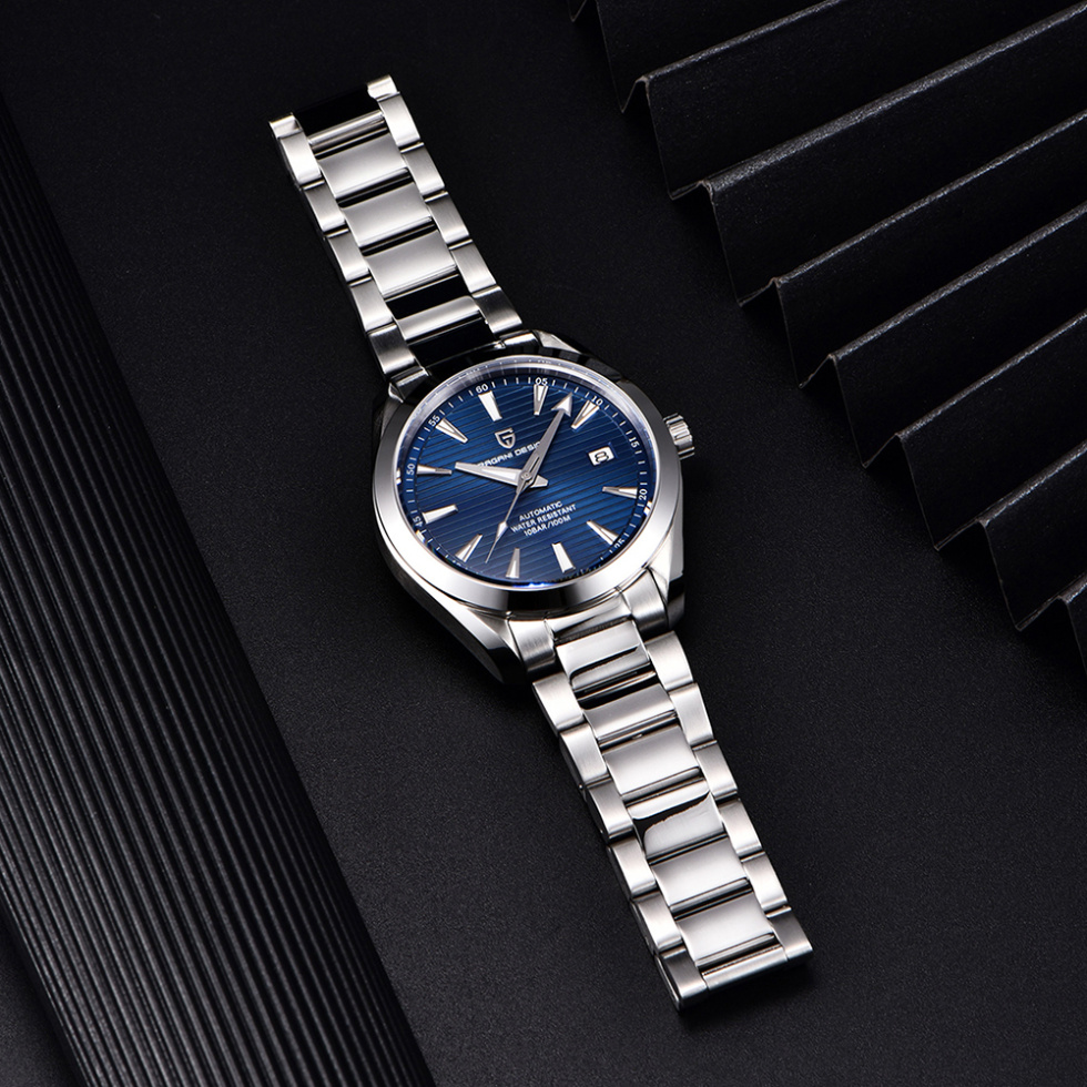 large Часы мужские Pagani Design PD-1688 Silver-Blue 0
