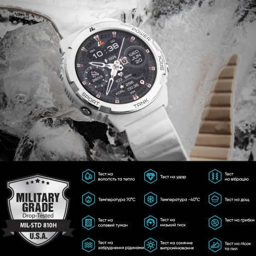Часы мужские Kospet Tank S1 Black-13
