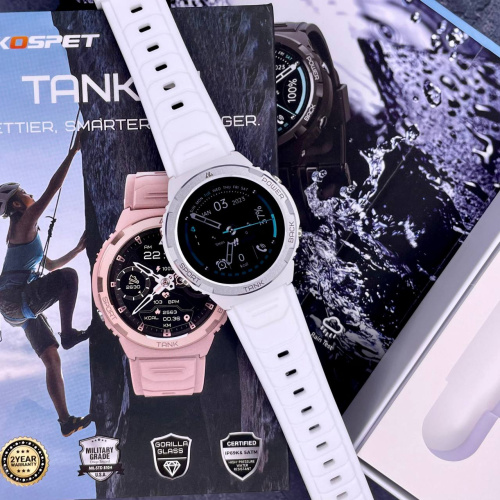 Часы мужские Kospet Tank S1 White-16