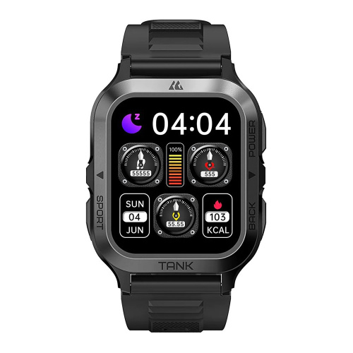 Часы мужские Kospet Tank M2 Black-0