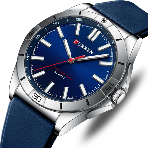 Часы мужские Curren 8449 Silver-Blue-0