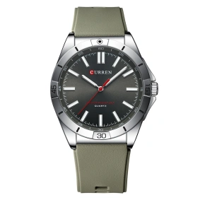  Curren 8449 Silver-Black-Grey