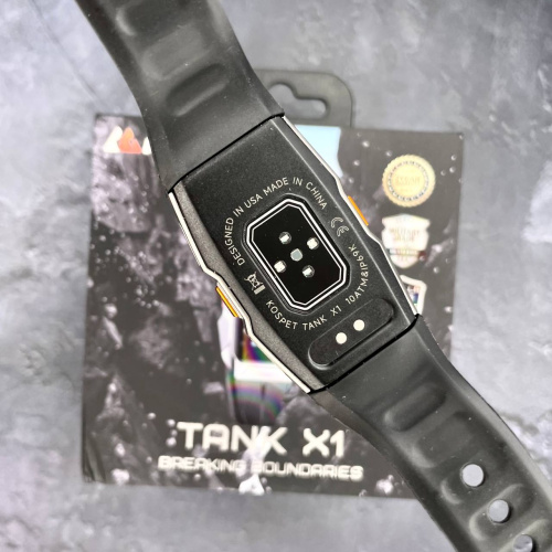 Часы мужские Kospet Tank X1 Silver-3