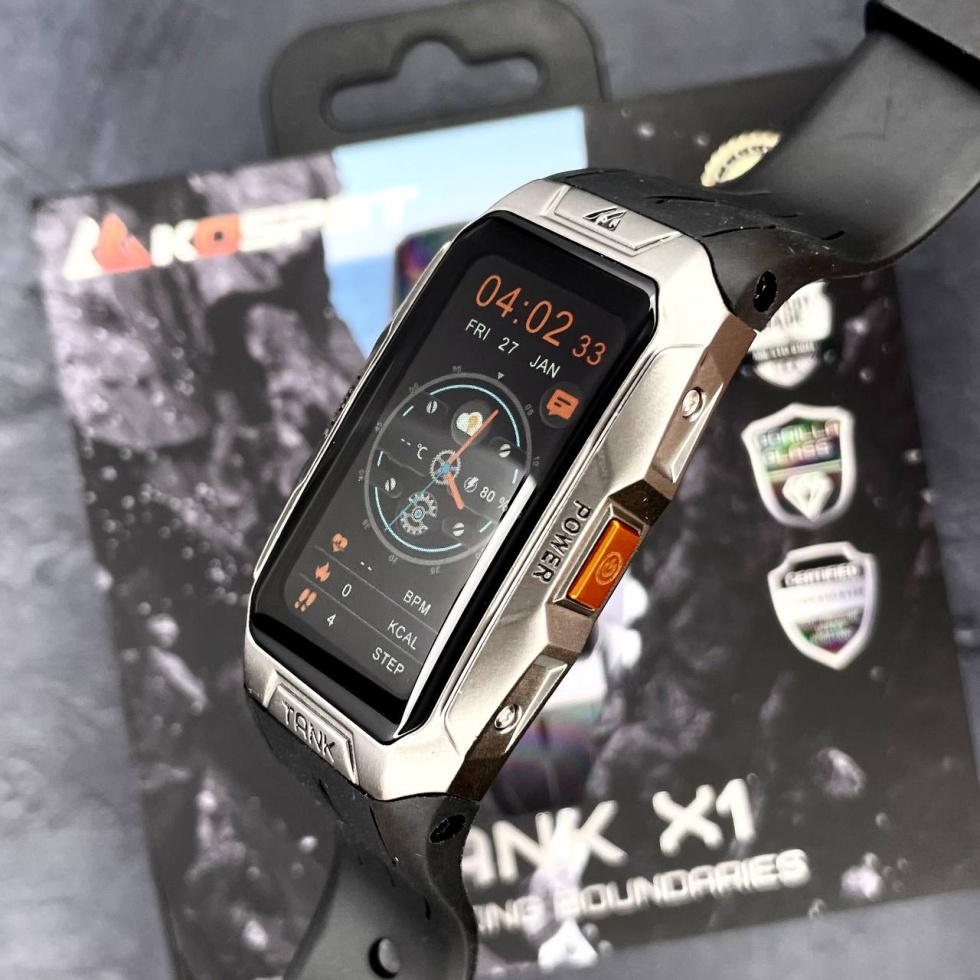 large Часы мужские Kospet Tank X1 Silver 2