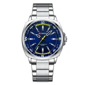  Curren 8455 Silver-Blue