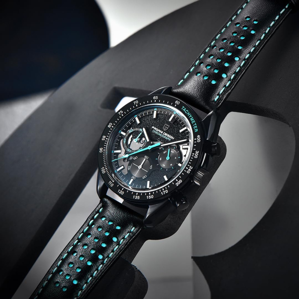 large Часы мужские Pagani Design PD-1779 Black-Blue 1