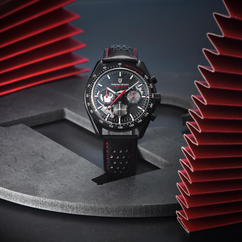 Часы мужские Pagani Design PD-1779 Black-Red-0