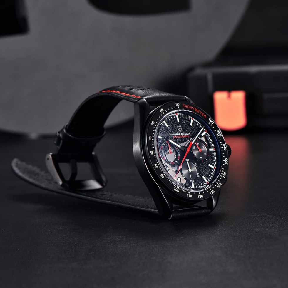 large Часы мужские Pagani Design PD-1779 Black-Red 1