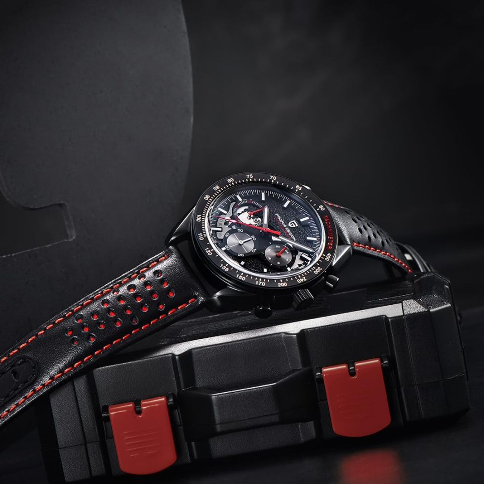 large Часы мужские Pagani Design PD-1779 Black-Red 2