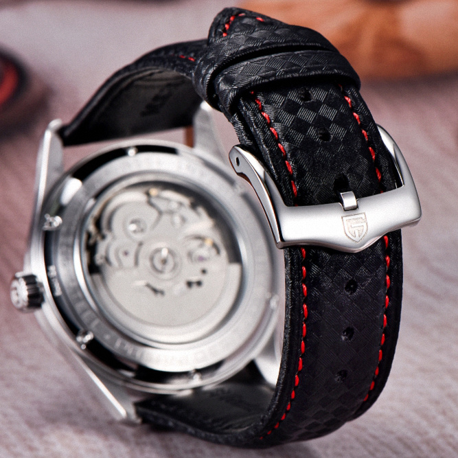 large Часы мужские Pagani Design PD-1778 Silver-Red 3