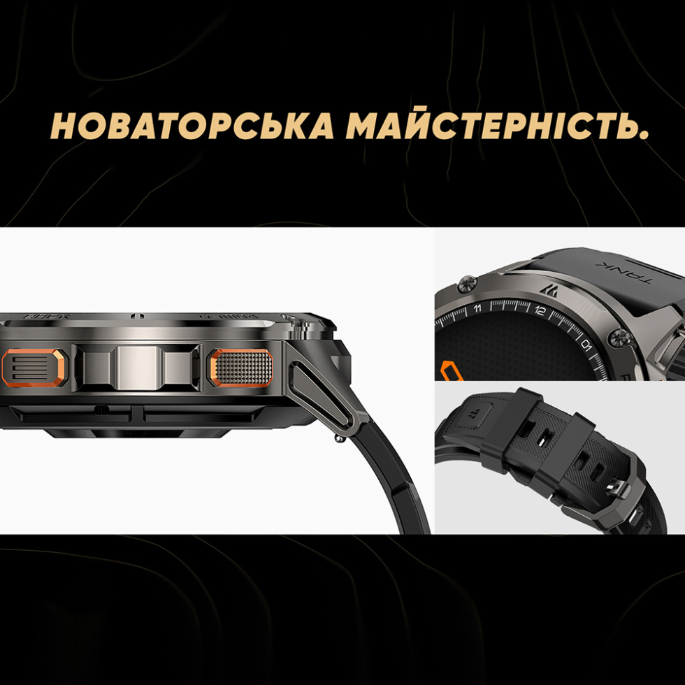 large Часы мужские Kospet TANK T3 Silver 5