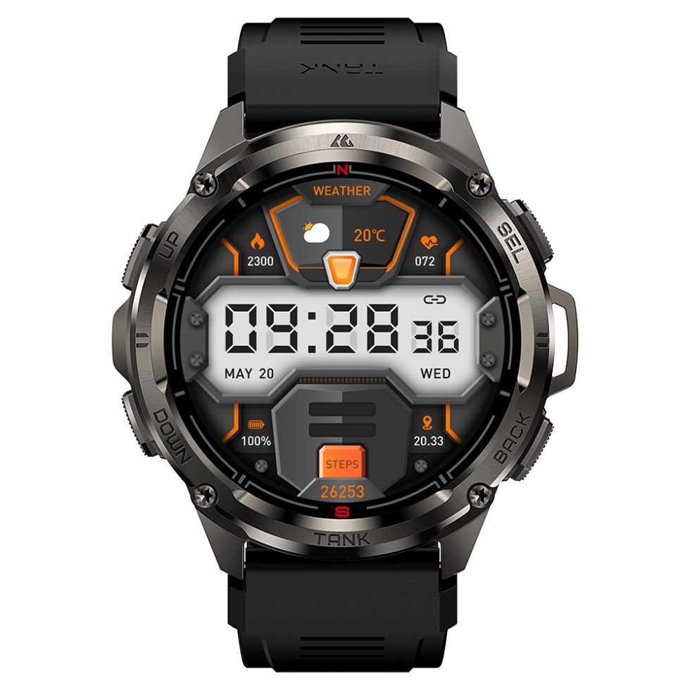 large Часы мужские Kospet TANK T3 ULTRA Black 0