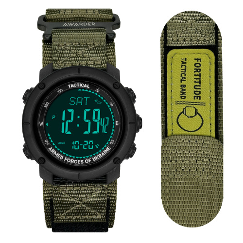 Часы мужские Awarder 036 Nylon Black-Army Green