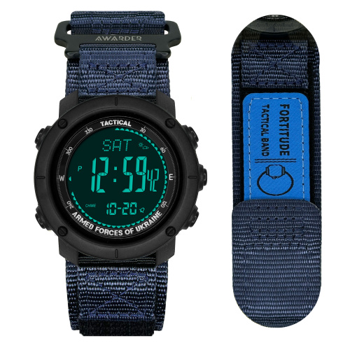 Часы мужские Awarder 036 Nylon Black-Blue