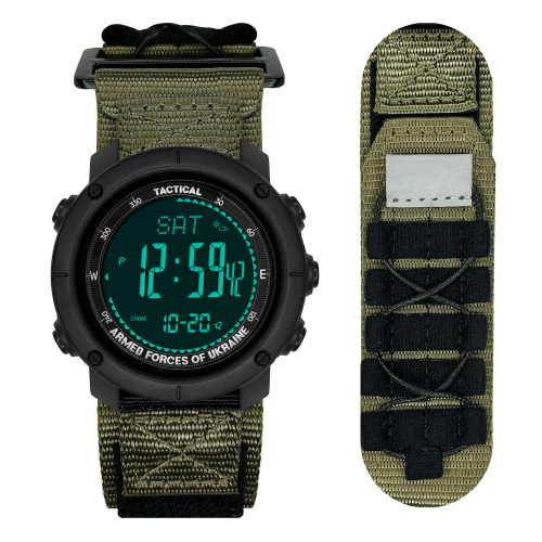 Часы мужские Awarder 036 Nylon Pro Black-Army Green