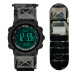 Picture Nylon Pro Black-Camo Green