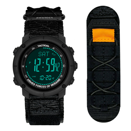 Часы мужские Awarder 036 Nylon Tactic All Black