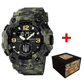  Awarder 004 Тризуб срібло Camo Green