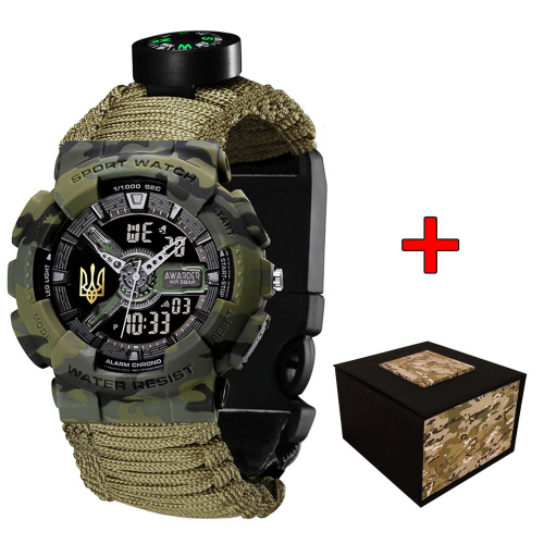Часы мужские Awarder 005   Camo Green   Army Green