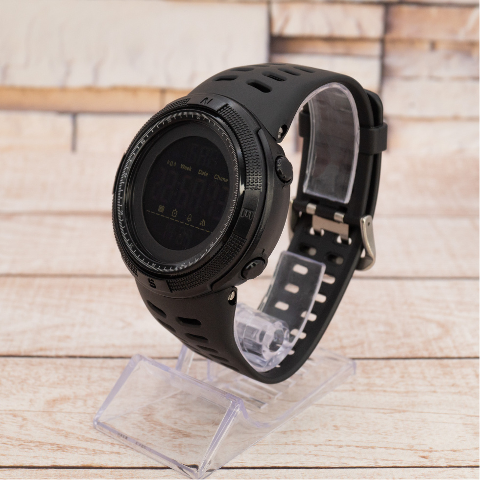 Живые фото часов Skmei 1251 All Black 1