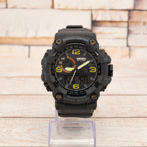 Часы мужские Skmei 1520BK All Black-0