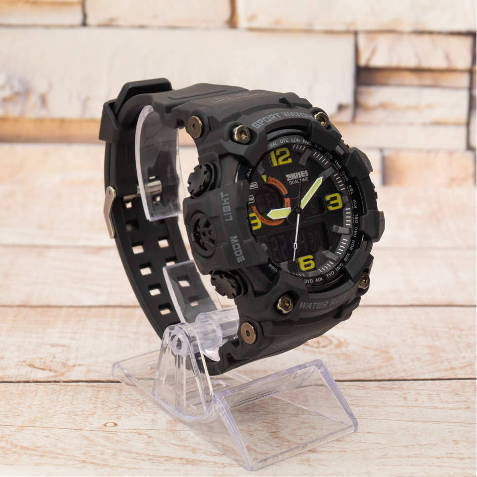 Живые фото часов Skmei 1520BK All Black 2