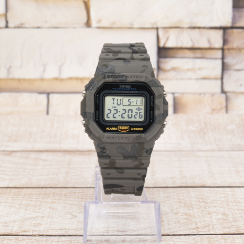 Часы мужские Skmei 1628CMGY Camo gray-0