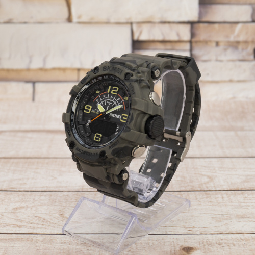 Часы мужские Skmei 1617 Gray-Military-1