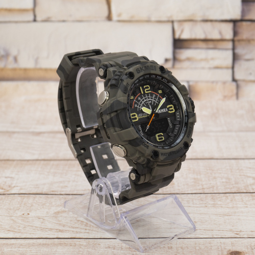 Часы мужские Skmei 1617 Gray-Military-2