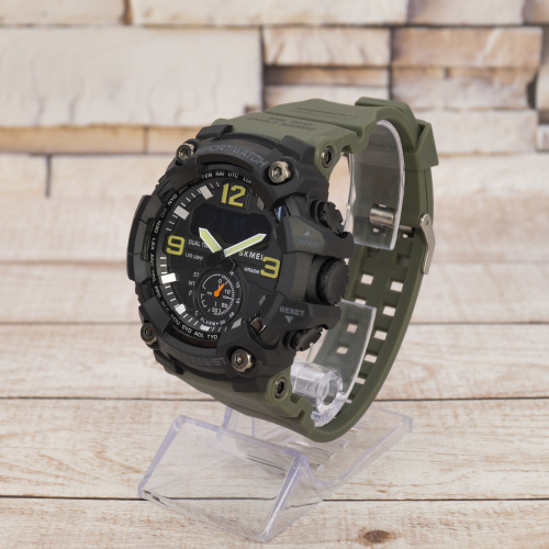 Часы мужские Skmei 1965AG army green-2